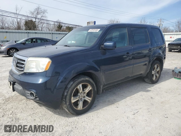 2012 Honda Pilot EX with VIN 5FNYF4H4XCB046120, listed as a Copart auction lot 47876155 with 254,854 mi miles and Non Repairable. Bid and sale history available at DreamBid. Image 1.