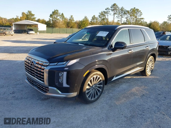 2024 Hyundai Palisade Calligraphy z VIN KM8R74GE4RU653931, wystawiony jako IAAI lot #41803590 z przebiegiem 25 374 mil mil oraz . Historia ofert i sprzedaży dostępna na DreamBid. Obrazek 17.