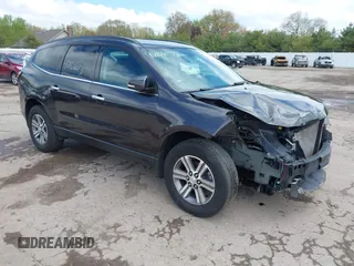 2016 Chevrolet Traverse LT z VIN 1GNKRGKD5GJ301236, wystawiony jako IAAI lot #42168073 z przebiegiem 95 296 mil mil oraz . Historia ofert i sprzedaży dostępna na DreamBid. Obrazek 1.