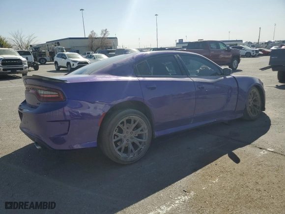 2023 Dodge Charger GT with VIN 2C3CDXHG1PH686622, listed as a Copart auction lot 48619315 with 19,200 mi miles and Salvage Title. Bid and sale history available at carsss.com. Image 3.