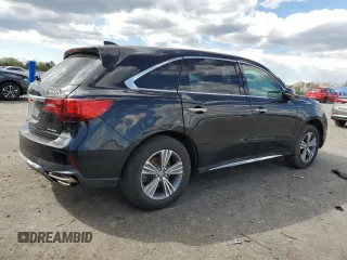 2019 Acura MDX with VIN 5J8YD4H36KL036503, listed as a Copart auction lot 52548425 with 91,741 mi miles and Salvage title. Bid and sale history available at DreamBid. Image 3.