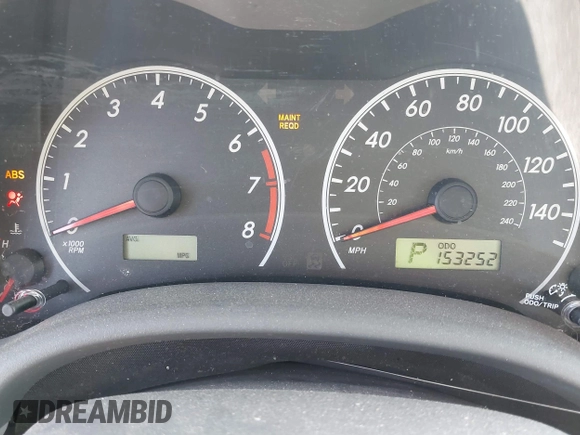 2010 Toyota Corolla with VIN 1NXBU4EE3AZ337745, listed as a IAAI auction lot 42714091 with 153,252 mi miles and . Bid and sale history available at DreamBid. Image 7.