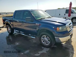 2008 Ford F-150 XL with VIN 1FTRW14W78KC53472, listed as a Copart auction lot 52100445 with 161,390 mi miles and Salvage Title. Bid and sale history available at carsss.com. Image 4.