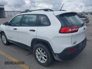 2015 Jeep Cherokee Sport z VIN 1C4PJMAB6FW773872, wystawiony jako IAAI lot #42376516 z przebiegiem 135 209 mil mil oraz . Historia ofert i sprzedaży dostępna na DreamBid. Obrazek 3.