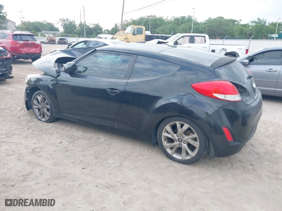 2016 Hyundai Veloster with VIN KMHTC6AD6GU251094, listed as a IAAI auction lot 41971550 with 97,744 mi miles. Bid and sale history available at carsss.com. Image 3.