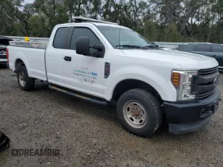 2018 Ford F-250 XL with VIN 1FT7X2A60JEB41714, listed as a Copart auction lot 87641955 with Not provided miles and Salvage title. Bid and sale history available at DreamBid. Image 4.