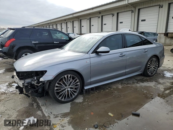 2016 Audi A6 2.0T Premium Plus with VIN WAUDFAFC1GN016807, listed as a Copart auction lot 44790135 with 122,540 mi miles and Salvage Title. Bid and sale history available at carsss.com. Image 1.