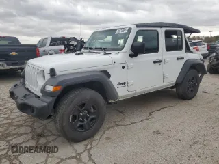 2023 Jeep Wrangler Sport S with VIN 1C4HJXDG9PW671495, listed as a Copart auction lot 78874964 with 14,586 mi miles and Salvage Title. Bid and sale history available at DreamBid. Image 1.