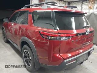 2023 Nissan Pathfinder Rock Creek with VIN 5N1DR3BD7PC276625, listed as a IAAI auction lot 42226402 with 11,872 mi miles and . Bid and sale history available at DreamBid. Image 3.