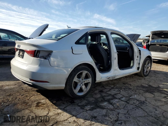 2017 Audi A3 Sedan Premium with VIN WAUAUHFFXH1060535, listed as a Copart auction lot 82941643 with 130,150 mi miles. Bid and sale history available at carsss.com. Image 3.