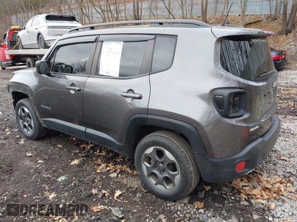 2018 Jeep Renegade Sport с VIN ZACCJBABXJPH11870, выставлен на аукционе IAAI как лот 41962848 с пробегом 76 994 миль миль и . История ставок и продаж доступна на DreamBid. Изображение 3.