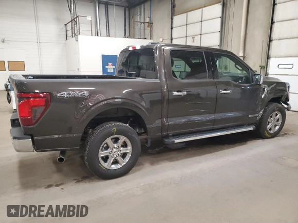 2024 Ford F-150 XLT with VIN 1FTFW3LDXRFA84668, listed as a Copart auction lot 54845505 with 7,068 mi miles and Salvage Title. Bid and sale history available at carsss.com. Image 3.