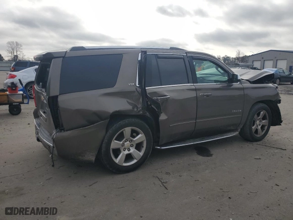 2016 Chevrolet Tahoe LTZ with VIN 1GNSKCKC9GR138032, listed as a Copart auction lot 43525425 with 126,424 mi miles and Salvage Title. Bid and sale history available at carsss.com. Image 3.