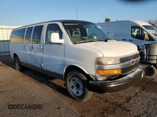 2012 Chevrolet Express Passenger 1LT with VIN 1GAZG1FA9C1195838, listed as a Copart auction lot 47020615 with Not provided miles and Salvage title. Bid and sale history available at DreamBid. Image 4.