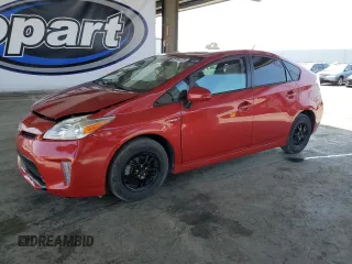 2015 Toyota Prius Four with VIN JTDKN3DU2F0458379, listed as a Copart auction lot 55155375 with 54,438 mi miles and Salvage Title. Bid and sale history available at carsss.com. Image 1.