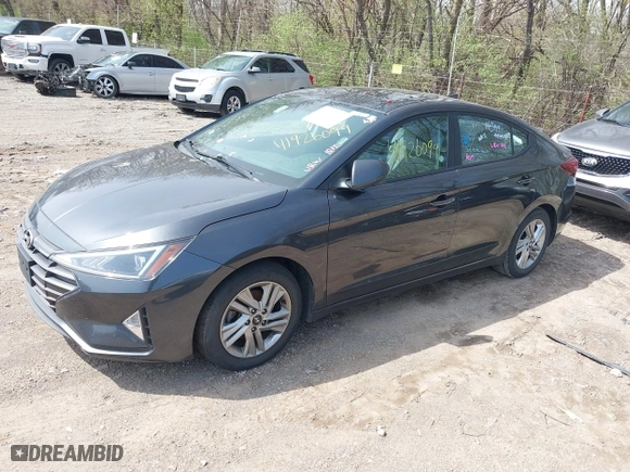 2020 Hyundai Elantra Value Edition with VIN 5NPD84LF6LH616584, listed as a IAAI auction lot 41926099 with 86,887 mi miles. Bid and sale history available at carsss.com. Image 2.