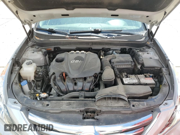 2014 Hyundai Sonata SE with VIN 5NPEC4AC4EH897489, listed as a Copart auction lot 49184125 with 95,840 mi miles and Salvage Title. Bid and sale history available at DreamBid. Image 12.