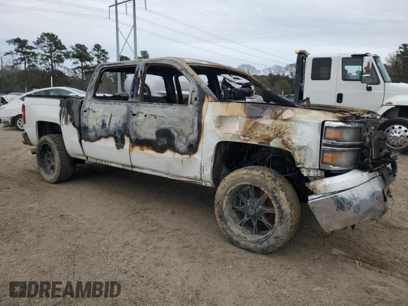 2014 Chevrolet Silverado 1500 LT with VIN 3GCPCREH9EG269254, listed as a Copart auction lot 45862235 with Not Provided miles and Salvage Title. Bid and sale history available at DreamBid. Image 4.