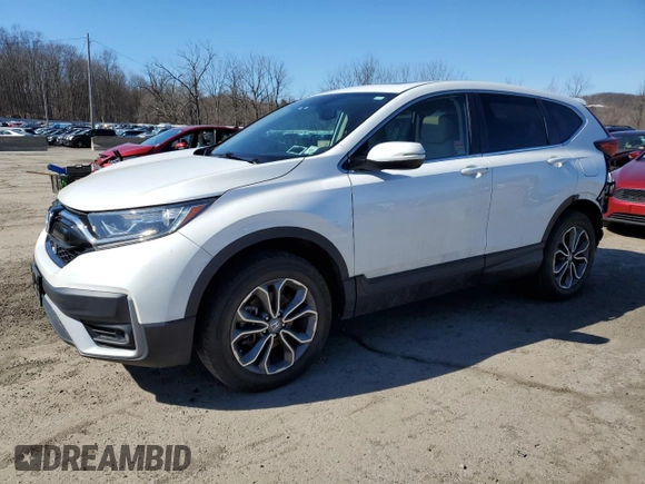 2021 Honda CR-V EX-L with VIN 5J6RW2H85MA016507, listed as a Copart auction lot 48067365 with 26,126 mi miles and Non repairable. Bid and sale history available at DreamBid. Image 1.