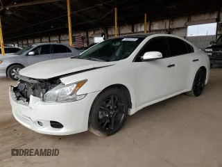 2014 Nissan Maxima SV z VIN 1N4AA5AP5EC906876, wystawiony jako Copart lot #56054725 z przebiegiem 89 385 mil mil oraz Szkoda całkowita • Salvage title. Historia ofert i sprzedaży dostępna na DreamBid. Obrazek 1.