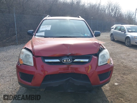 2009 Kia Sportage LX with VIN KNDJF724197558391, listed as a IAAI auction lot 41696362 with 170,555 mi miles. Bid and sale history available at carsss.com. Image 13.