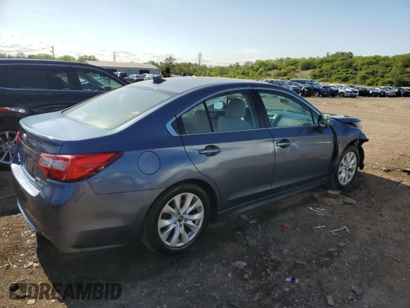 2017 Subaru Legacy Premium with VIN 4S3BNAC69H3056996, listed as a Copart auction lot 57795095 with 96,626 mi miles and Salvage title. Bid and sale history available at DreamBid. Image 3.