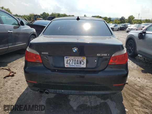 2010 BMW 5 Series 535i xDrive with VIN WBANV9C58AC138689, listed as a Copart auction lot 44629715 with 184,578 mi miles and Clean Title. Bid and sale history available at carsss.com. Image 6.
