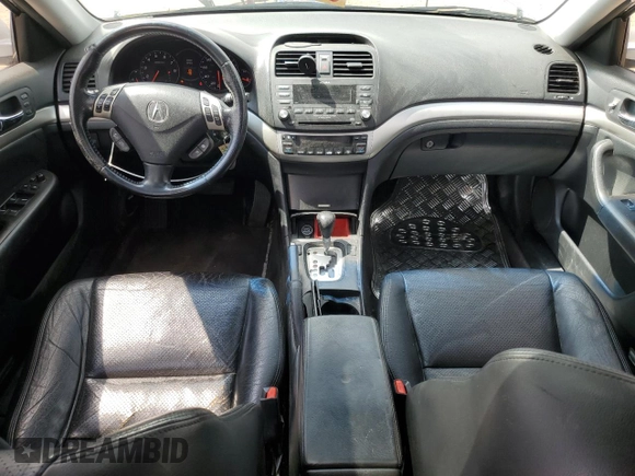 2006 Acura TSX with VIN JH4CL96876C039423, listed as a Copart auction lot 56887015 with 165,274 mi miles and Salvage title. Bid and sale history available at DreamBid. Image 8.