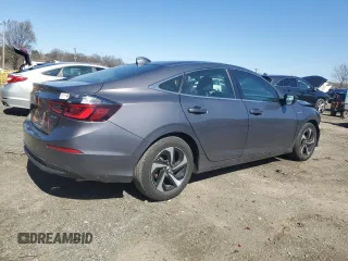 2021 Honda Insight EX with VIN 19XZE4F52ME011002, listed as a Copart auction lot 51849355 with 104,298 mi miles and Salvage Title. Bid and sale history available at carsss.com. Image 3.