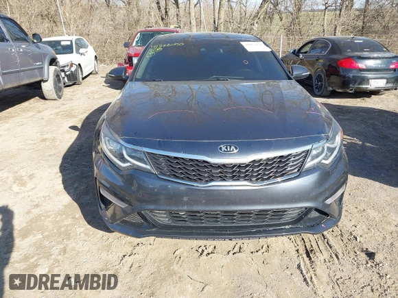 2020 Kia Optima LX with VIN 5XXGT4L31LG384991, listed as a IAAI auction lot 41822050 with 97,604 mi miles. Bid and sale history available at carsss.com. Image 12.