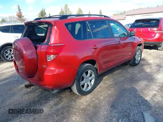 2008 Toyota RAV4 Ltd with VIN JTMBK34V585051468, listed as a IAAI auction lot 41863398 with 160,514 mi miles. Bid and sale history available at carsss.com. Image 4.