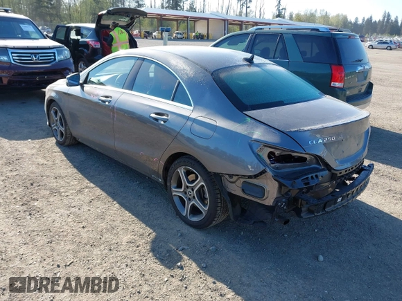 2018 Mercedes-Benz CLA 250 with VIN WDDSJ4GB1JN603103, listed as a IAAI auction lot 42078838 with 32,925 mi miles and . Bid and sale history available at DreamBid. Image 3.