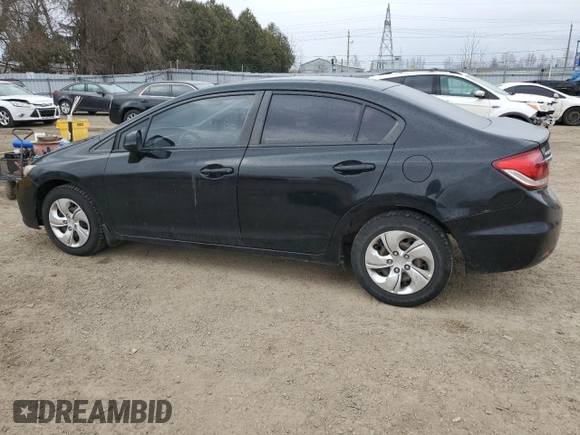 2013 Honda Civic LX with VIN 2HGFB2F52DH036262, listed as a Copart auction lot 46416555 with 285,113 mi miles and Clean Title. Bid and sale history available at DreamBid. Image 2.