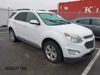 2016 Chevrolet Equinox LT with VIN 2GNFLFEK3G6191016, listed as a IAAI auction lot 41496112 with 129,954 mi miles. Bid and sale history available at carsss.com. Image 1.