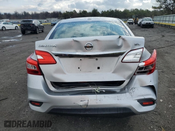 2018 Nissan Sentra S with VIN 3N1AB7AP7JY340968, listed as a Copart auction lot 52147045 with 113,547 mi miles and Salvage Title. Bid and sale history available at DreamBid. Image 6.