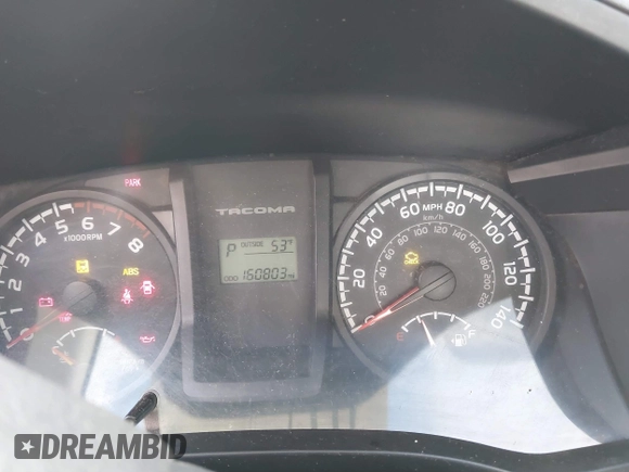 2016 Toyota Tacoma SR with VIN 5TFRX5GN0GX071038, listed as a IAAI auction lot 41176395 with 160,803 mi miles and . Bid and sale history available at DreamBid. Image 7.