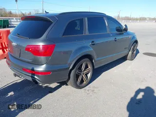 2013 Audi Q7 3.0T S line Prestige with VIN WA1DGAFE6DD009137, listed as a IAAI auction lot 41744378 with 99,060 mi miles. Bid and sale history available at carsss.com. Image 4.