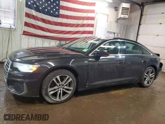 2019 Audi A6 Premium with VIN WAUK2AF23KN019081, listed as a Copart auction lot 48177075 with 103,464 mi miles and Salvage Title. Bid and sale history available at carsss.com. Image 1.