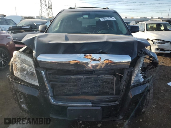 2011 GMC Terrain SLE-2 with VIN 2CTFLTEC0B6271483, listed as a Copart auction lot 44451575 with 185,673 mi miles and Salvage Title. Bid and sale history available at carsss.com. Image 5.