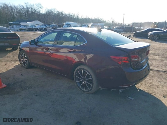 2016 Acura TLX V6 with VIN 19UUB2F32GA011435, listed as a IAAI auction lot 41310533 with 129,819 mi miles. Bid and sale history available at carsss.com. Image 3.