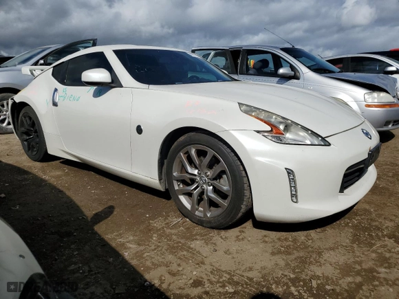 2013 Nissan 370Z with VIN JN1AZ4EHXDM381079, listed as a Copart auction lot 49178625 with 43324 miles and Salvage Title. Bid and sale history available at carsss.com. Image 4.