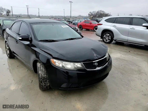 2010 Kia Forte EX with VIN KNAFU4A24A5109987, listed as a Copart auction lot 46088945 with 217,350 mi miles and Salvage Title. Bid and sale history available at carsss.com. Image 11.