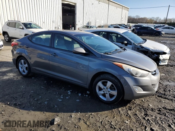 2013 Hyundai Elantra Limited with VIN 5NPDH4AEXDH304649, listed as a Copart auction lot 52179705 with 149,022 mi miles and Salvage Title. Bid and sale history available at DreamBid. Image 4.