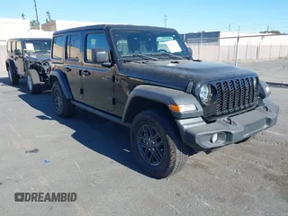 2024 Jeep Wrangler Willys with VIN 1C4PJXDN6RW109051, listed as a IAAI auction lot 41349935 with 13,128 mi miles. Bid and sale history available at carsss.com. Image 1.