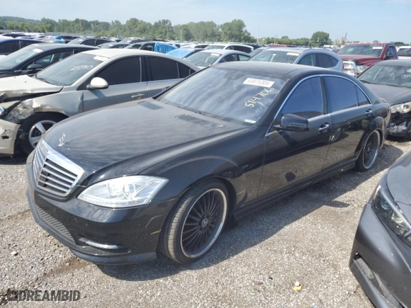 2013 Mercedes-Benz S-Class S 550 with VIN WDDNG7DB6DA514706, listed as a Copart auction lot 63075304 with 78,818 mi miles and Salvage Title. Bid and sale history available at carsss.com. Image 1.