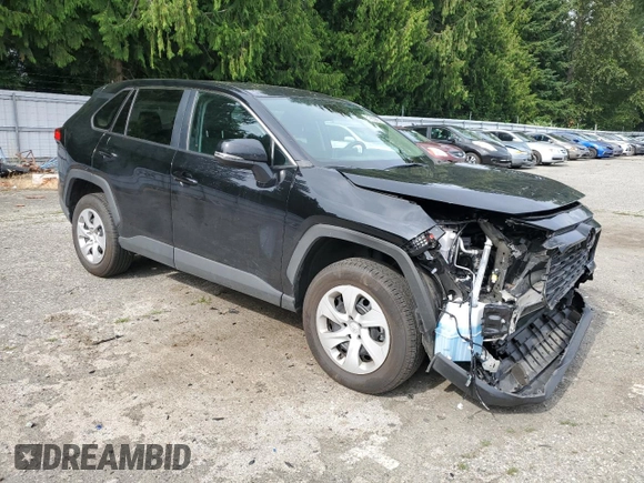 2024 Toyota RAV4 LE with VIN 2T3G1RFV8RC484769, listed as a Copart auction lot 61963905 with 17,948 mi miles and Salvage title. Bid and sale history available at DreamBid. Image 4.