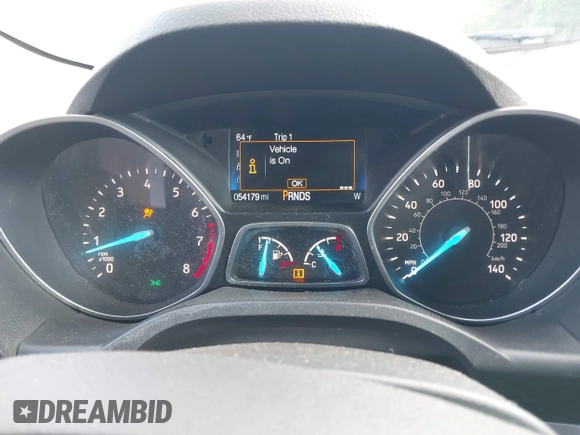 2018 Ford Escape S with VIN 1FMCU0F7XJUA78863, listed as a IAAI auction lot 41974548 with 54,179 mi miles and . Bid and sale history available at DreamBid. Image 7.