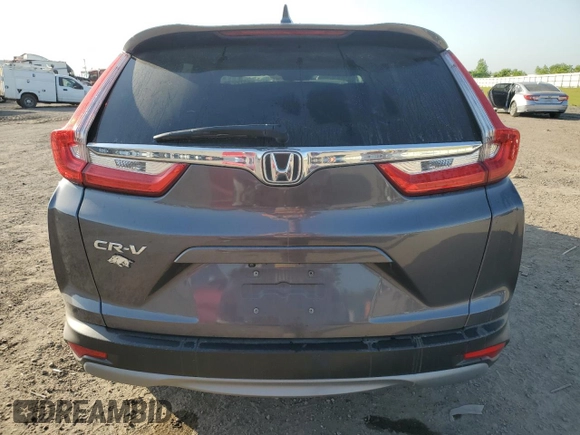 2017 Honda CR-V EX with VIN 7FARW1H52HE046880, listed as a Copart auction lot 52729505 with 0 mi miles and Salvage Title. Bid and sale history available at carsss.com. Image 6.