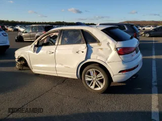 2018 Audi Q3 Premium with VIN WA1ECCFS9JR029396, listed as a Copart auction lot 87397324 with 96,049 mi miles and Salvage Title. Bid and sale history available at carsss.com. Image 2.