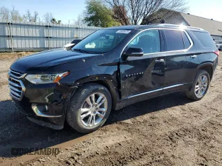 2019 Chevrolet Traverse High Country with VIN 1GNEVJKW5KJ123263, listed as a Copart auction lot 55806475 with 59,985 mi miles and Salvage title. Bid and sale history available at DreamBid. Image 1.